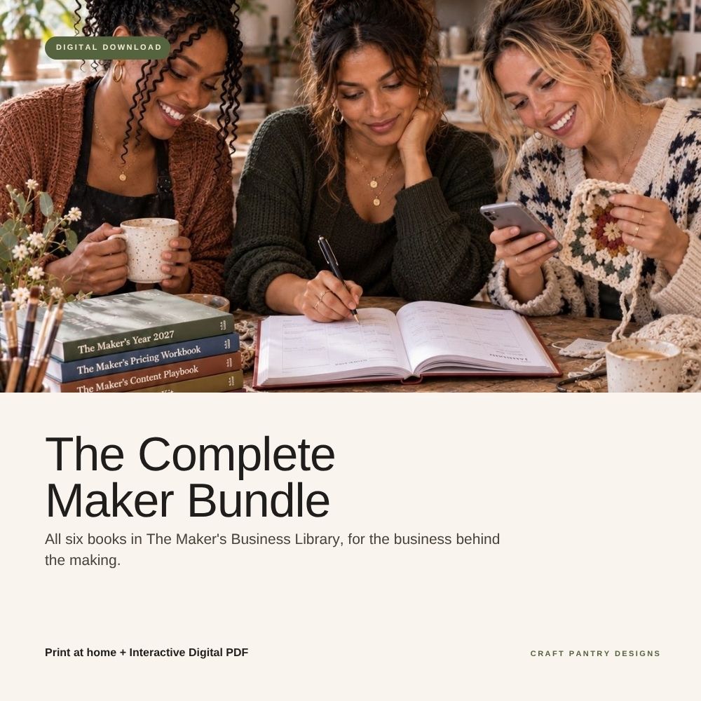 The Complete Maker's Year Bundle - Planners and workbooks for crafters