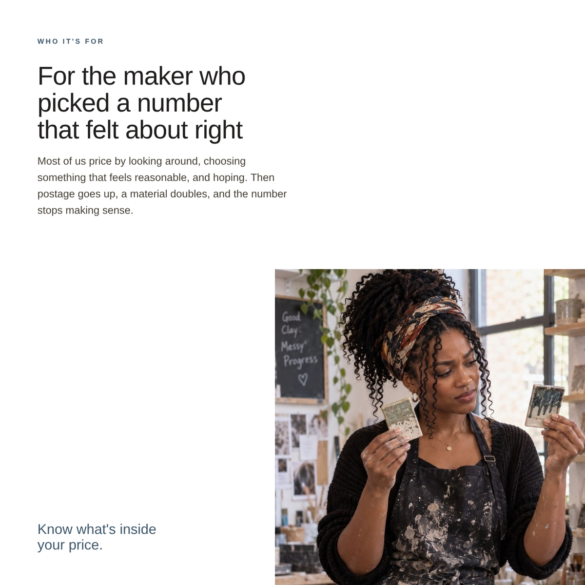 The Maker’s Pricing Workbook