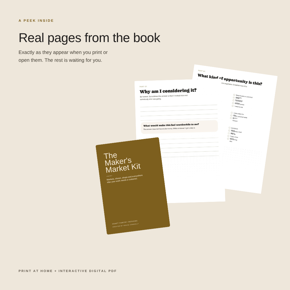 The Maker’s Market Kit